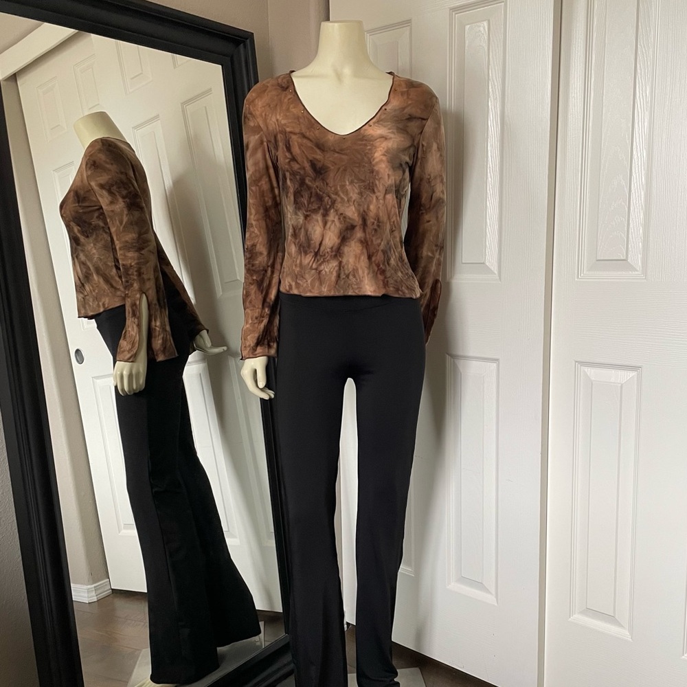 Vintage Flared Long Sleeve Blouse